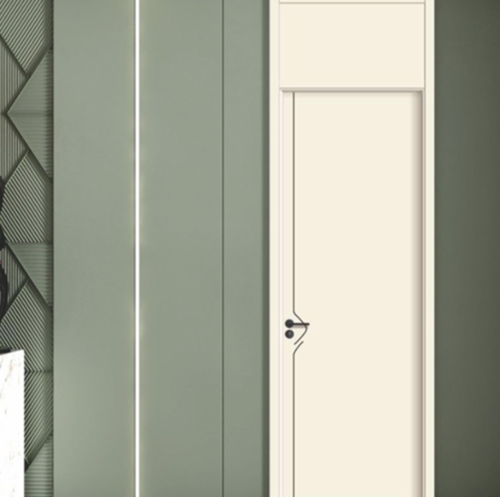 LY ivory white wood door